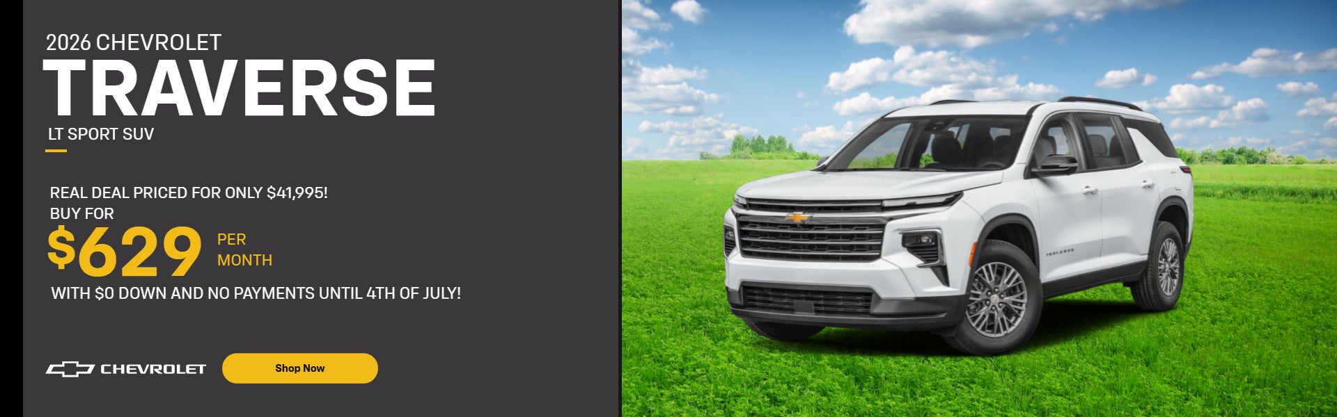  2026 Chevrolet TRAVERSE LT SPORT SUV